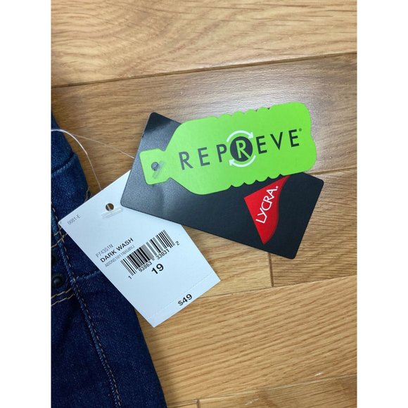 *New YMI Curvy Fit High Rise Skinny Leg Jeans Plus 19/34 Distressed Dark Wash - Picture 3 of 8